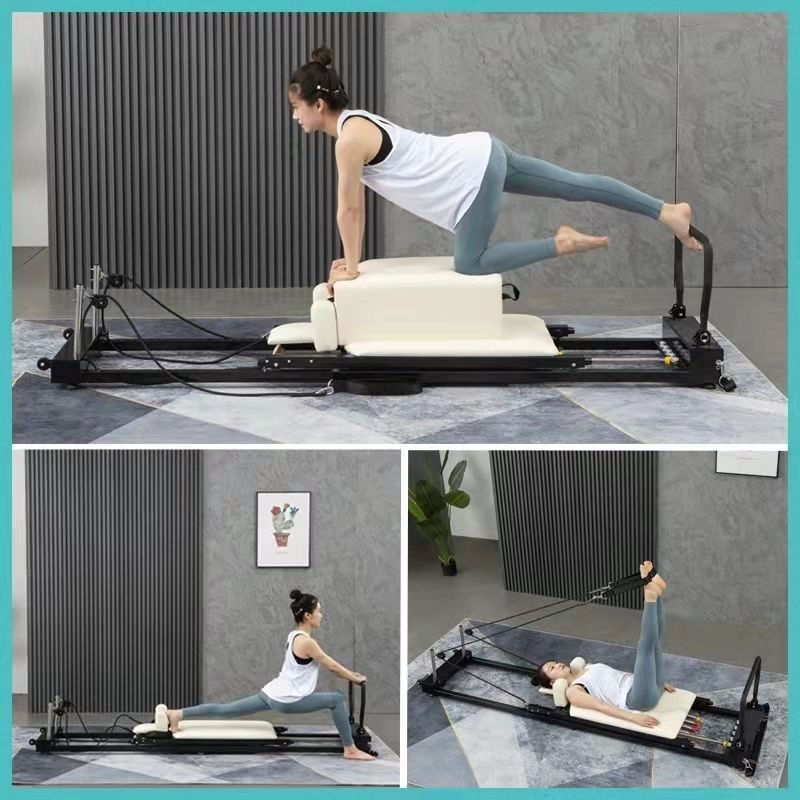 Pilates Yoga En Casa - Cama de Pilates Plegable para Ejercicios