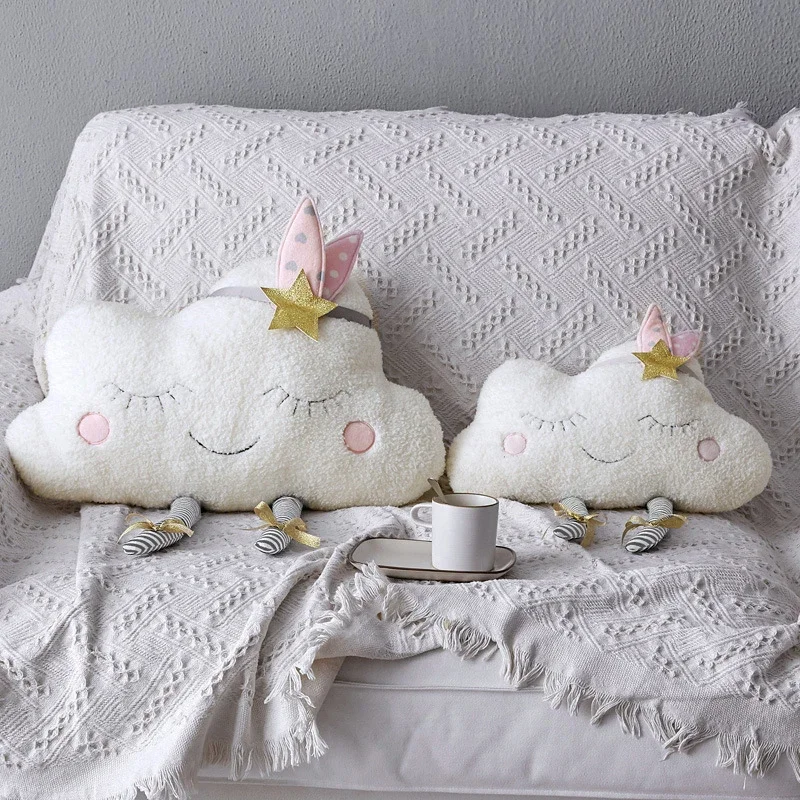 Bolster Cushion Round - Cojín decorativo de peluche con forma
