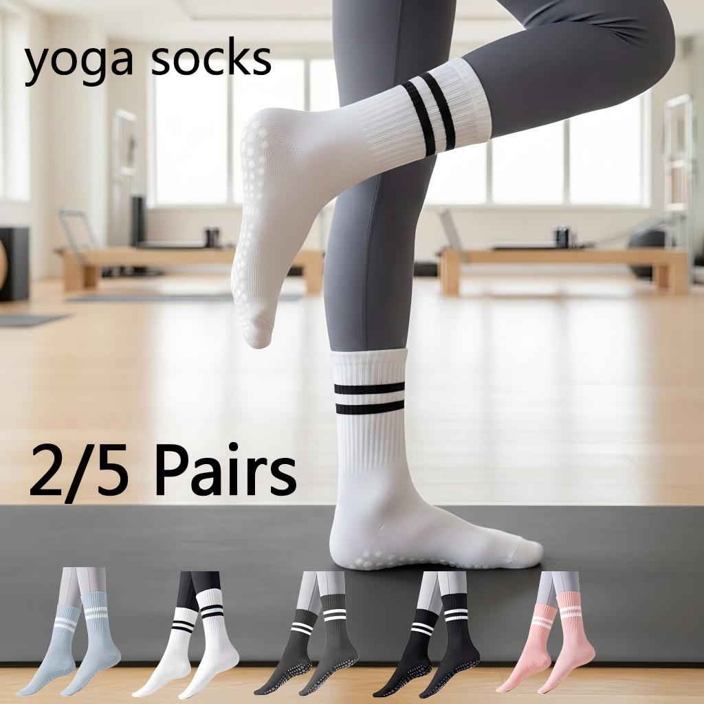 Pilates Yoga And Gym - Calcetines de yoga antideslizantes para mujer,