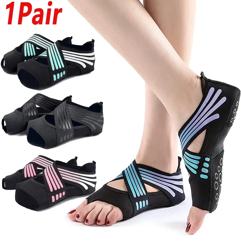 Pilates Yoga And Gym - 1 Par de Zapatos Profesionales Antideslizantes