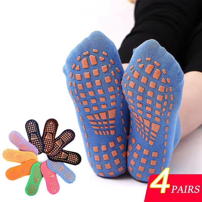 Pilates Yoga Footwear - 4 pares de calcetines de Yoga