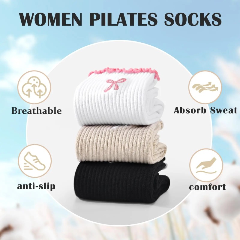 Pilates Is Yoga - Calcetines Profesionales de Yoga, con Correa
