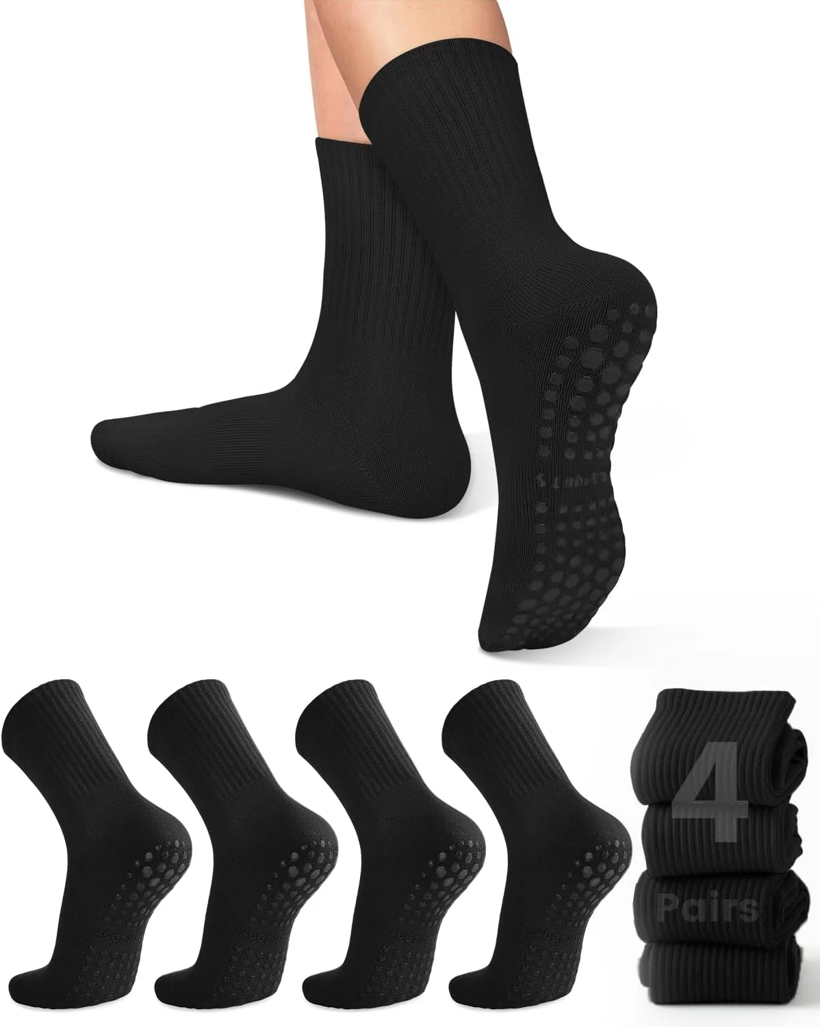 Pilates Is Yoga - 4 pares de calcetines de yoga