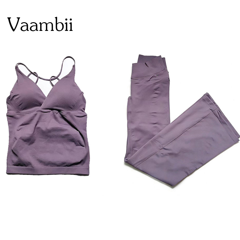 Pilates Yoga Wrap Top - Conjunto Deportivo de Dos Piezas Vision