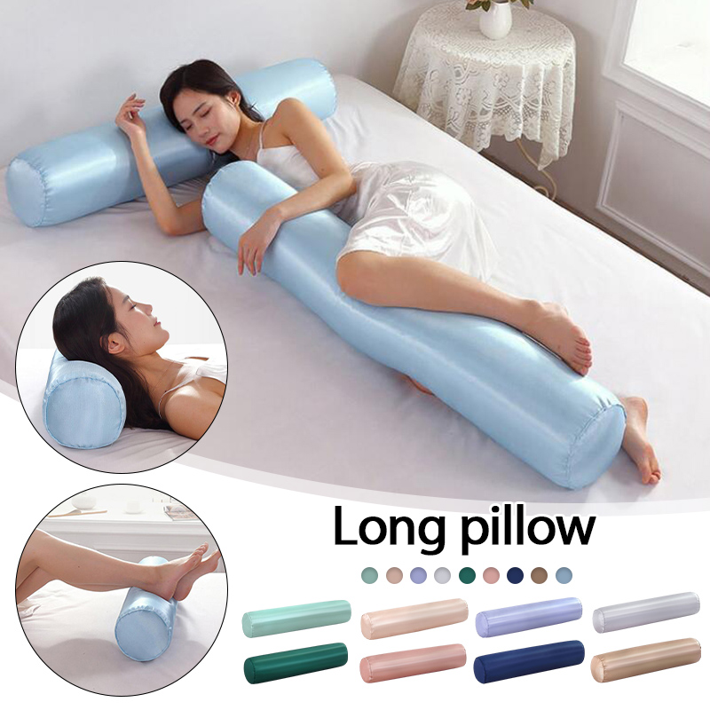 Bolster Cushion Round - Rollo de seda de hielo para