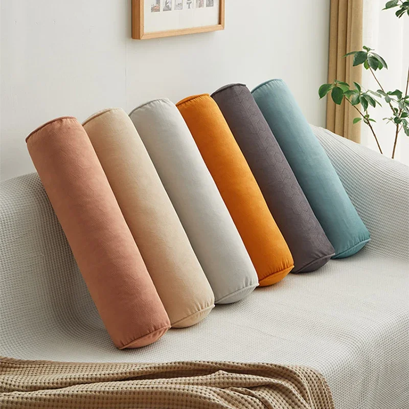 Bolster Cushion Round - Almohadas de cama redondas extraíbles, rollo