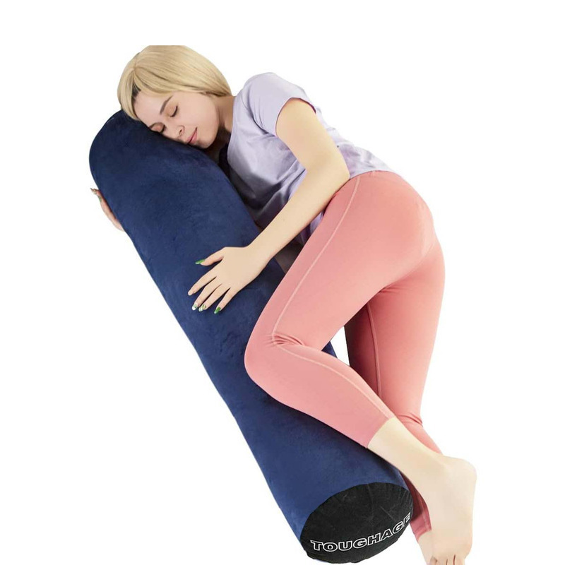 Bolster Cushion Round - Toughage almohada larga cilíndrica, cojín inflable,