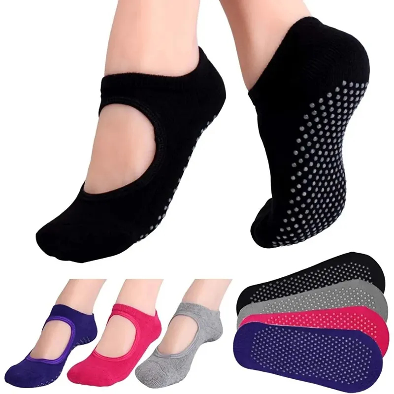 Pilates Yoga And Gym - Calcetines de Yoga Antideslizantes sin Talón