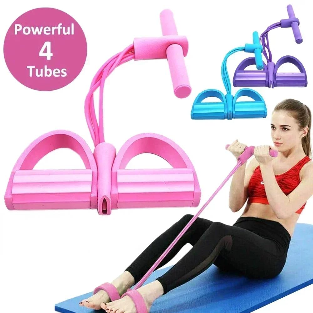 Pilates Yoga En Casa - Bandas elásticas de resistencia de nivel