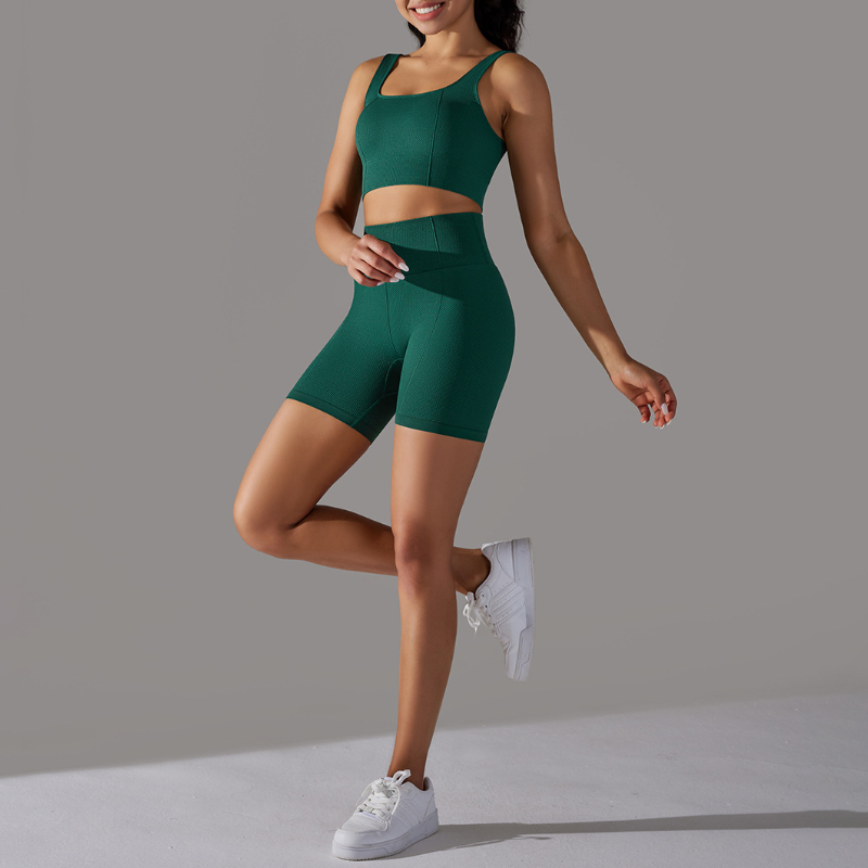 Conjunto Deportivo de 2 Piezas - Pilates Yoga Wrap Top reseña y precio