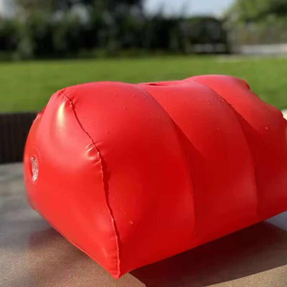Almohada inflable de cuero PU, - Bolster Cushion Round reseña y precio