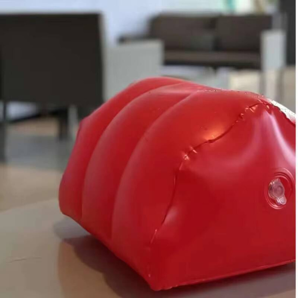 Almohada inflable de cuero PU, - Bolster Cushion Round reseña y precio