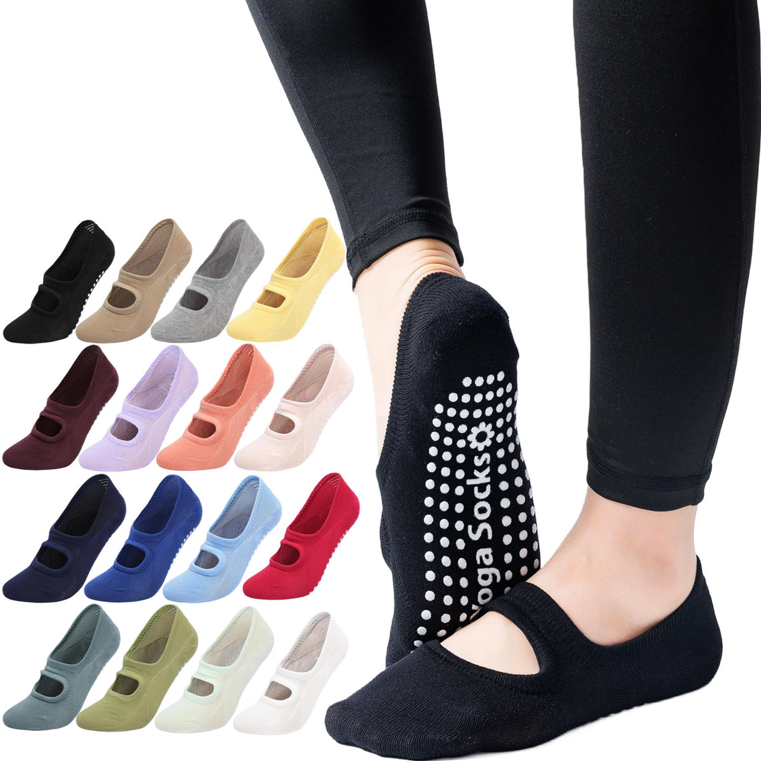 Calcetines de Yoga de Alta Cal - Pilates Yoga And Gym reseña y precio