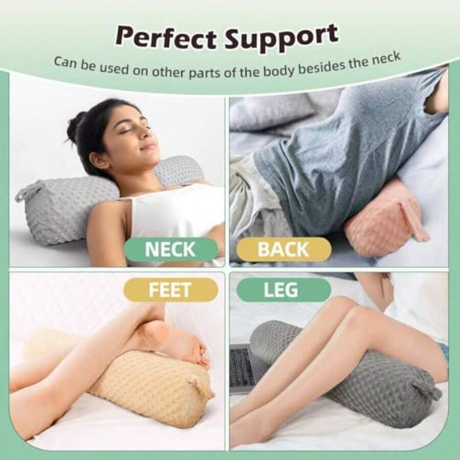 Almohada cervical de espuma vi - Bolster Cushion Round reseña y precio