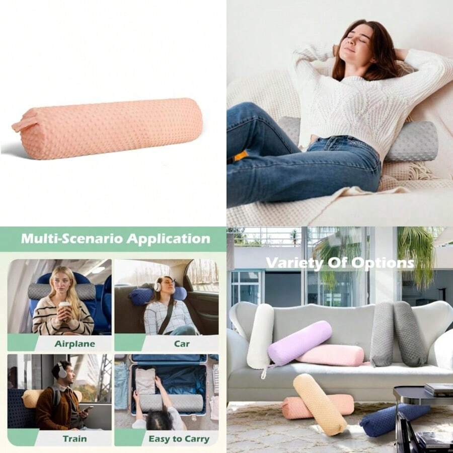 Almohada cervical de espuma vi - Bolster Cushion Round reseña y precio