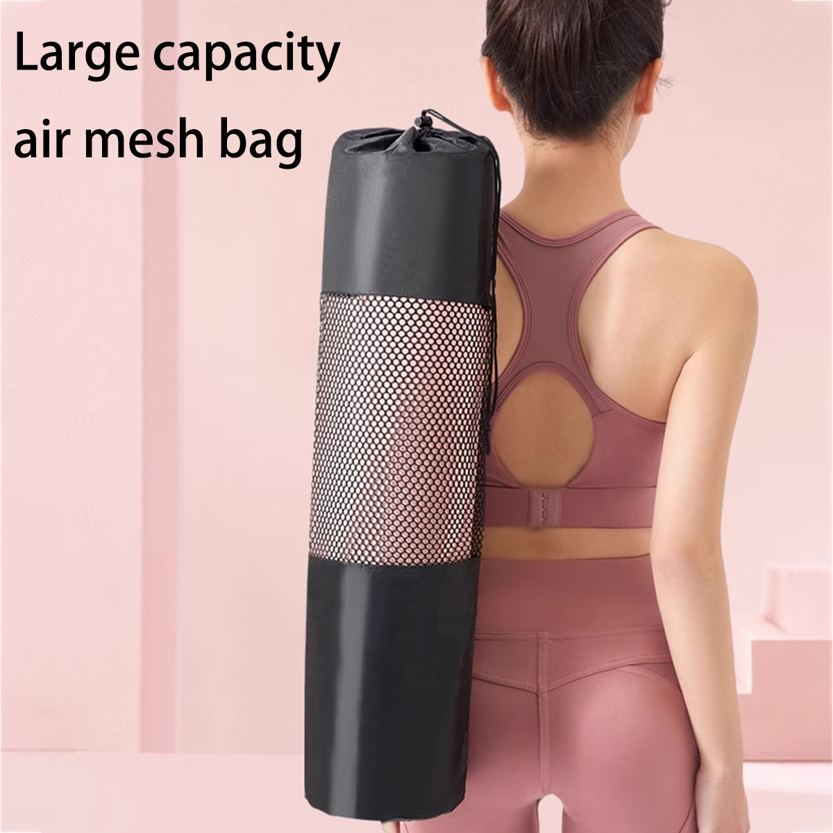 1 bolsa de malla transpirable  - Mat Pilates Yoga reseña y precio