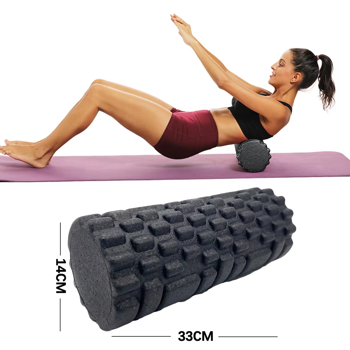 Rodillo de espuma para Fitness - Pilates Yoga En Casa reseña y precio