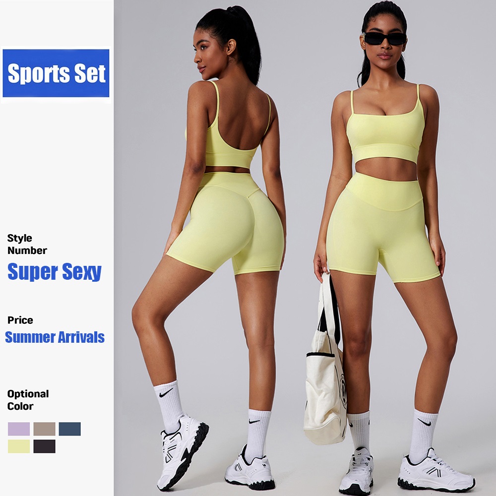 Conjunto Deportivo Amarillo Cl - Pilates Yoga Wrap Top reseña y precio
