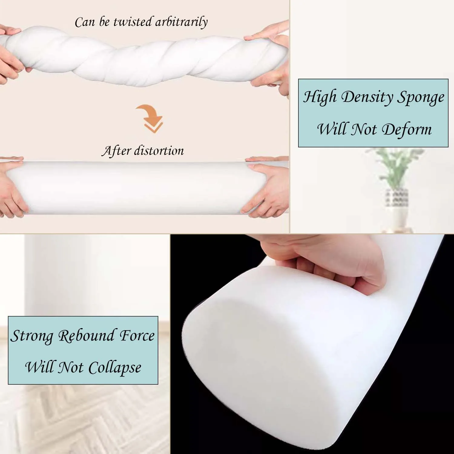 Almohada de refuerzo cilíndric - Bolster Cushion Round reseña y precio