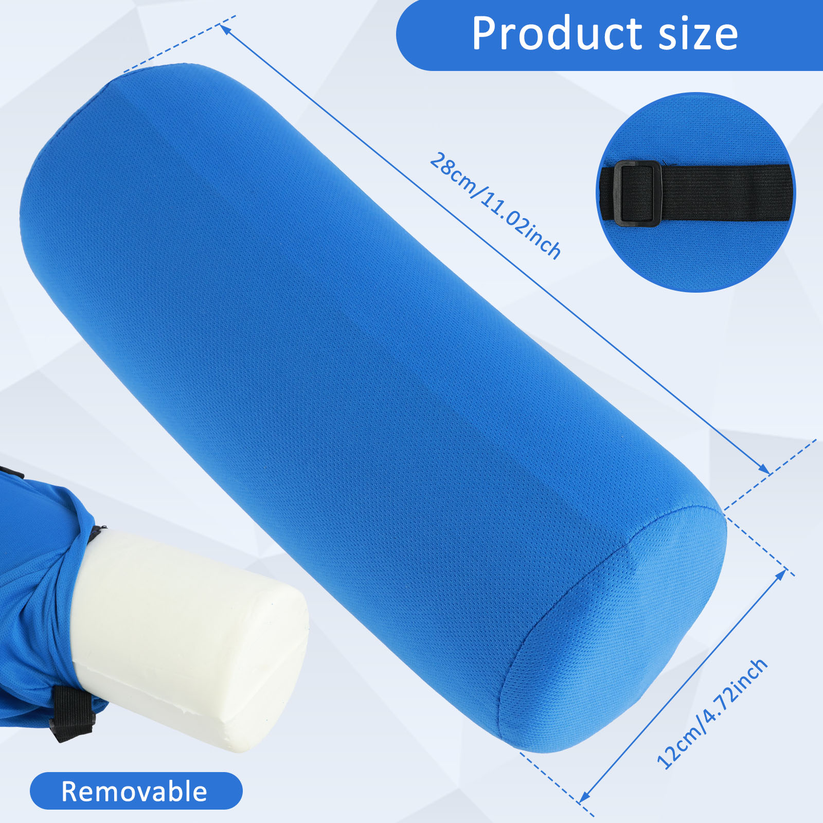 Rollo de soporte Lumbar redond - Bolster Cushion Round reseña y precio