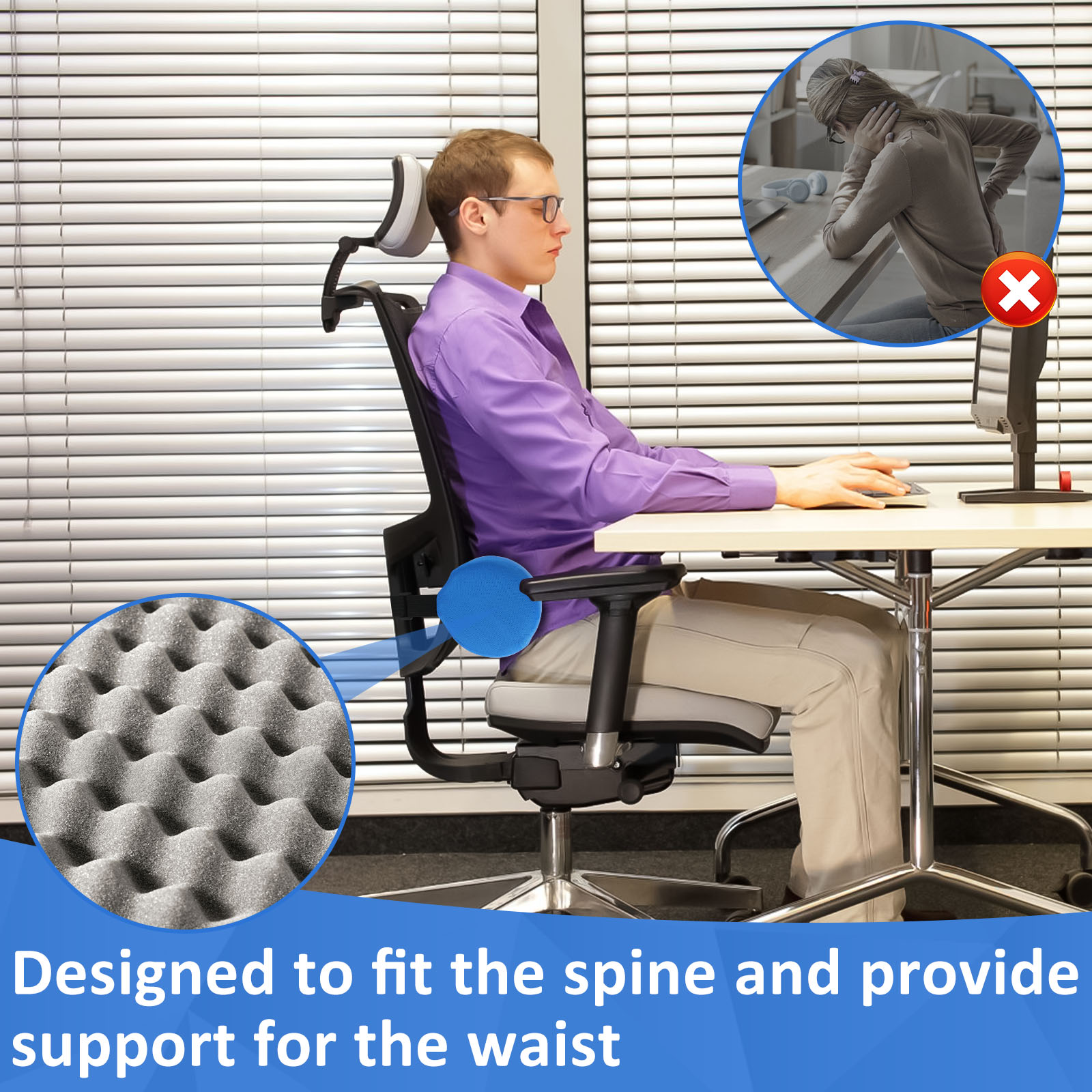 Rollo de soporte Lumbar redond - Bolster Cushion Round reseña y precio