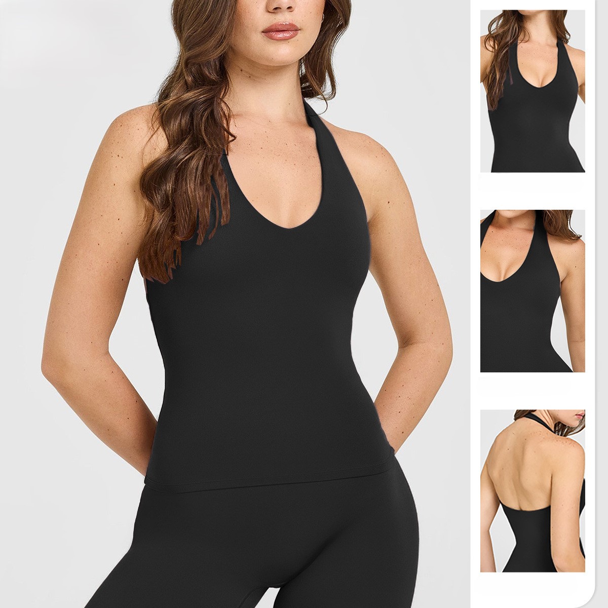 Top Deportivo Halter con Espal - Pilates Yoga Wrap Top reseña y precio