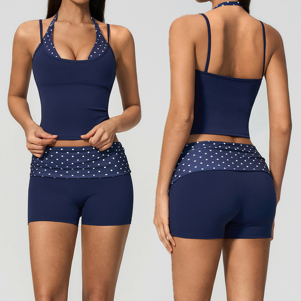 Top Deportivo Halter con Tiran - Pilates Yoga Wrap Top reseña y precio