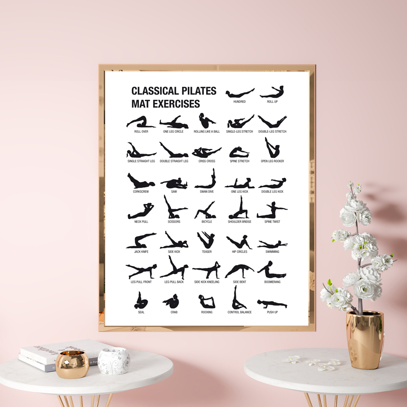 Póster de Lona sin Marco para  - Pilates Yoga And Gym reseña y precio