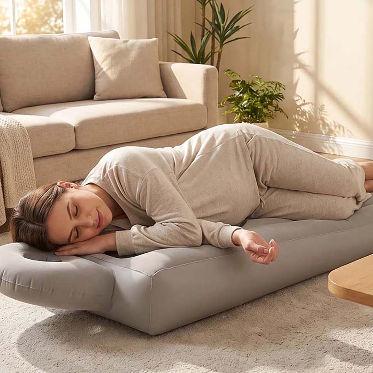 Almohada inflable para embaraz - Mat Pilates Yoga reseña y precio