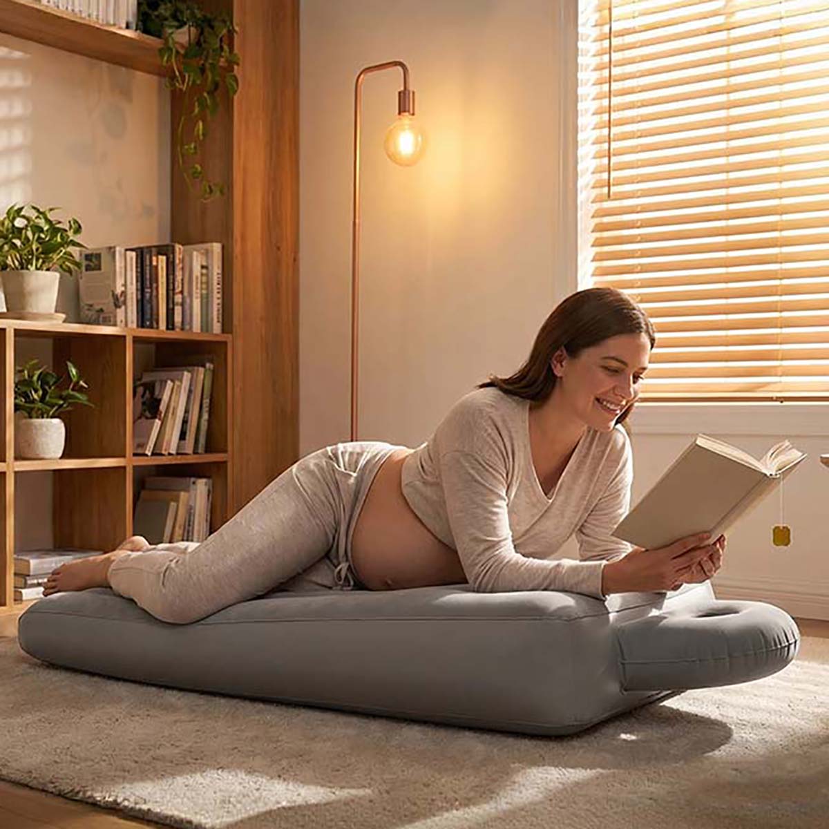 Almohada inflable para embaraz - Mat Pilates Yoga reseña y precio