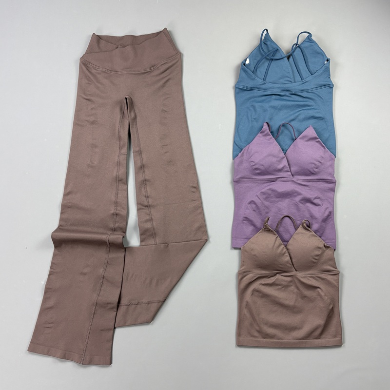 Conjunto Deportivo de 2 Piezas - Pilates Yoga Wrap Top reseña y precio